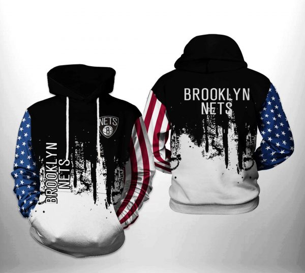 Brooklyn Nets NBA Team US 3D Printed Hoodie/Zipper Hoodie