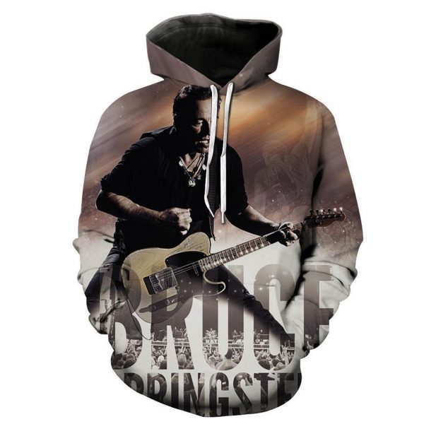 Bruce Springsteen 3D Printed Hoodie/Zipper Hoodie