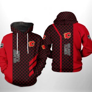 Calgary Flames NHL 3D Printed Hoodie/Zipper Hoodie