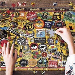 California Craft Beer Jigsaw Puzzle Set