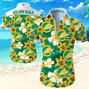 California Golden Seals Hawaiian Shirt Summer Button Up