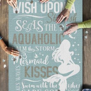 Cape Cod, Massachusetts Mermaid Jigsaw Puzzle Set