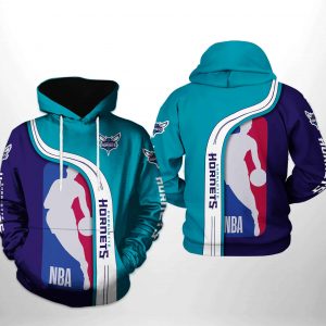 Charlotte Hornets NBA Team 3D Printed Hoodie/Zipper Hoodie