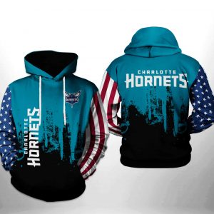 Charlotte Hornets NBA Team US 3D Printed Hoodie/Zipper Hoodie