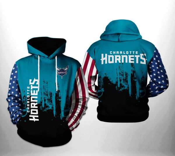 Charlotte Hornets NBA Team US 3D Printed Hoodie/Zipper Hoodie