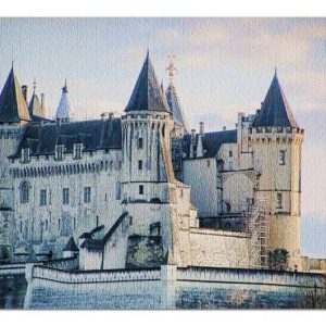 Chateau Saumur At Sunset Jigsaw Puzzle Set