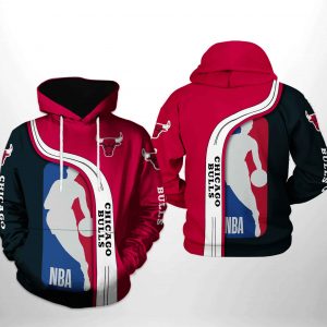 Chicago Bulls NBA Team 3D Printed Hoodie/Zipper Hoodie