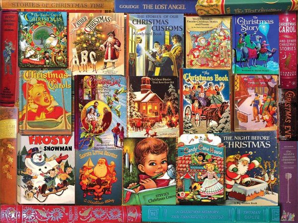 Christmas Books Jigsaw Puzzle Set