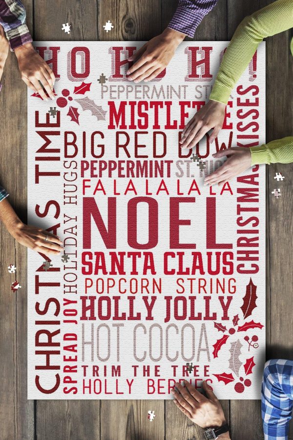 Christmas Ho Ho Ho Jigsaw Puzzle Set