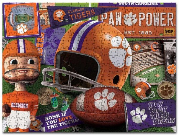 Clemson Tigers Jigsaw Puzzle Set