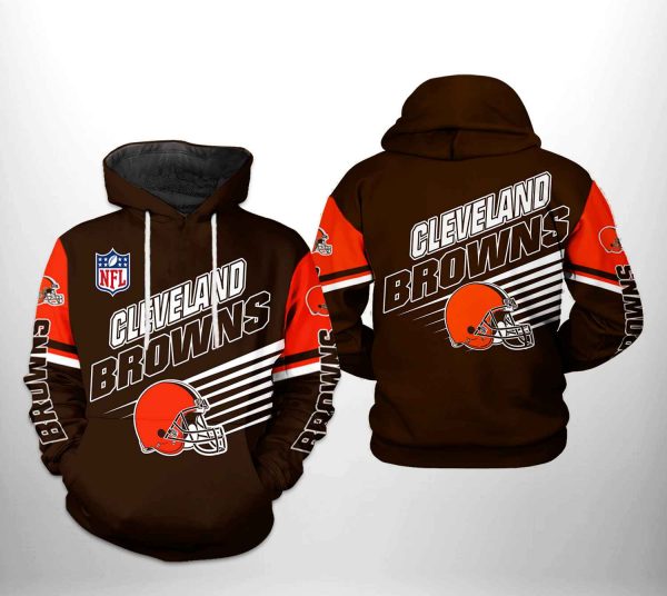 Cleveland Browns NFL Team 3D Printed Hoodie/Zipper Hoodie