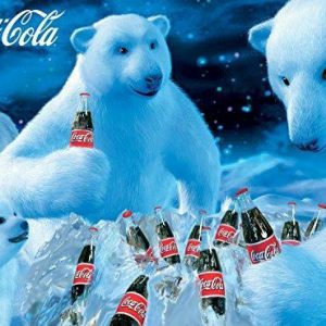 Coca Cola Polar Bears Jigsaw Puzzle Set