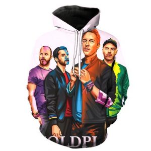 Coldplay Band 3D Printed Hoodie/Zipper Hoodie