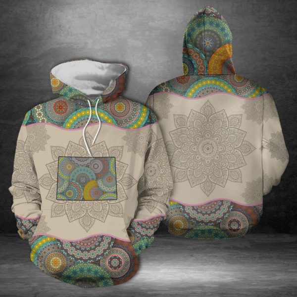 Colorado Mandala 3D Printed Hoodie/Zipper Hoodie