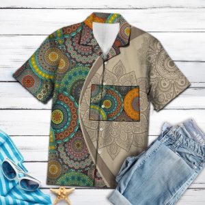 Colorado Mandala Hawaiian Shirt Summer Button Up