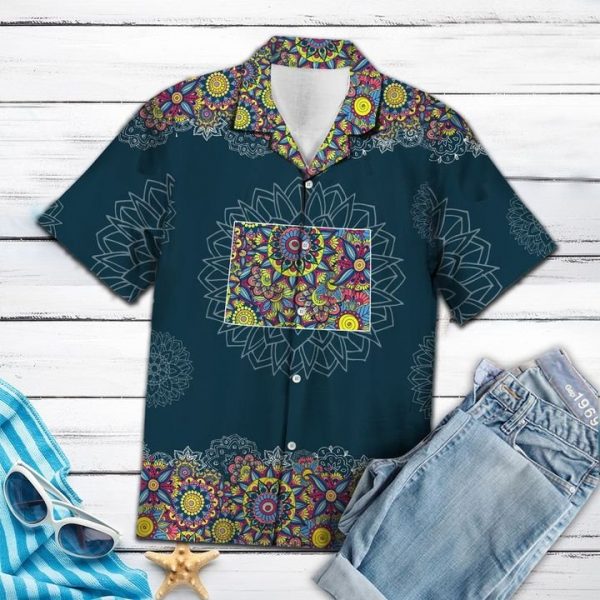 Colorado Mandala Hawaiian Shirt Summer Button Up