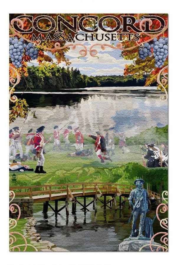 Concord, Massachusetts Jigsaw Puzzle Set