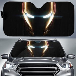 Cool Iron Man Mask Idea Car Auto Sun Shade