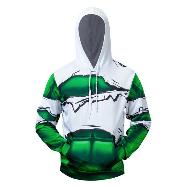 Costume Hulk Ripped Suit 3D Printed Hoodie/Zipper Hoodie