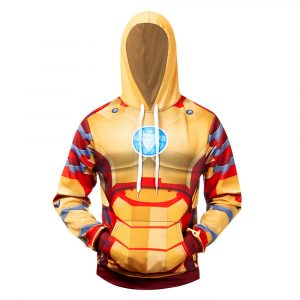 Costume Iron Man Battle Suit 3D Printed Hoodie/Zipper Hoodie