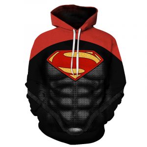 Costume Superman Suit 3D Printed Hoodie/Zipper Hoodie