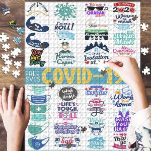 Covid 19 Corona Jigsaw Puzzle Set