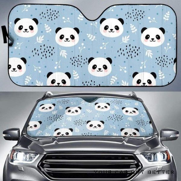 Cute Panda Pattern Car Auto Sun Shade