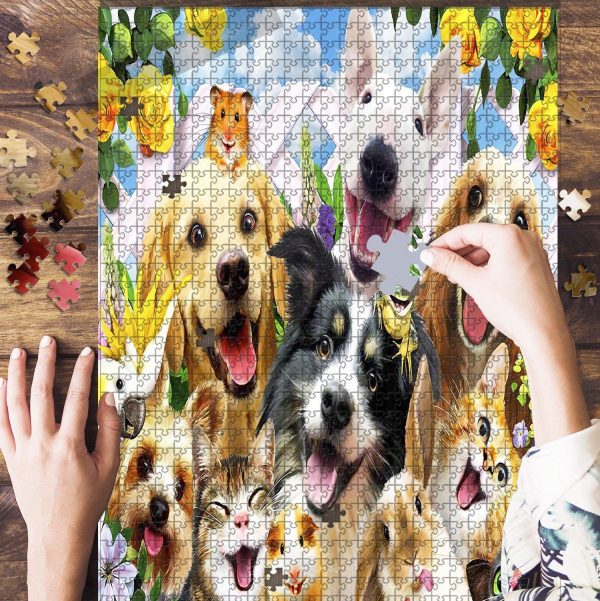 Cute Pets Jigsaw Puzzle Set