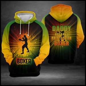 Daddy Husband Protector Boxer 3D Printed Hoodie/Zipper Hoodie