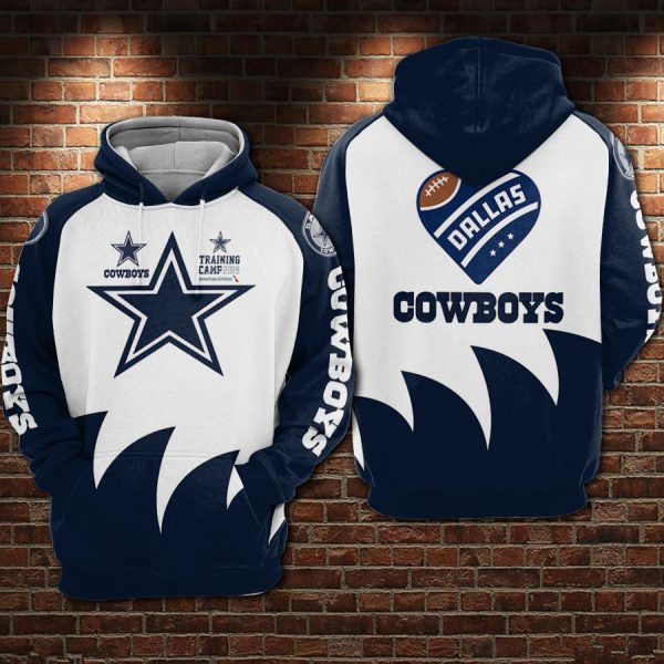 Dallas Cowboys 3D Printed Hoodie/Zipper Hoodie