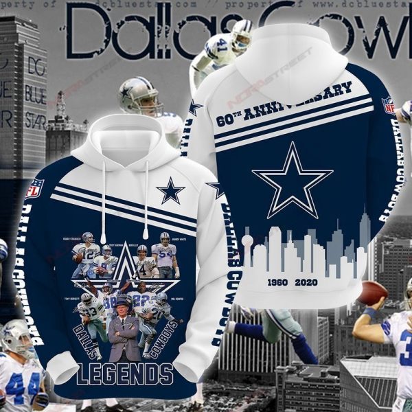 Dallas Cowboys 3D Printed Hoodie/Zipper Hoodie