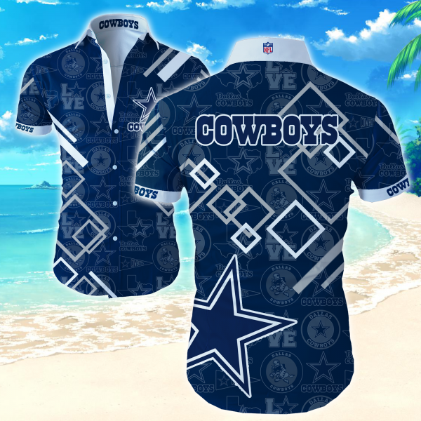 Dallas Cowboys Hawaiian Shirt Summer Button Up