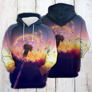 Dandelion To Sunset 3D Printed Hoodie/Zipper Hoodie