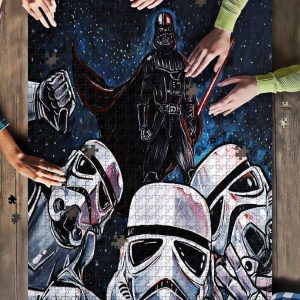 Darth Vader And Stormtroopers Funny Jigsaw Puzzle Set