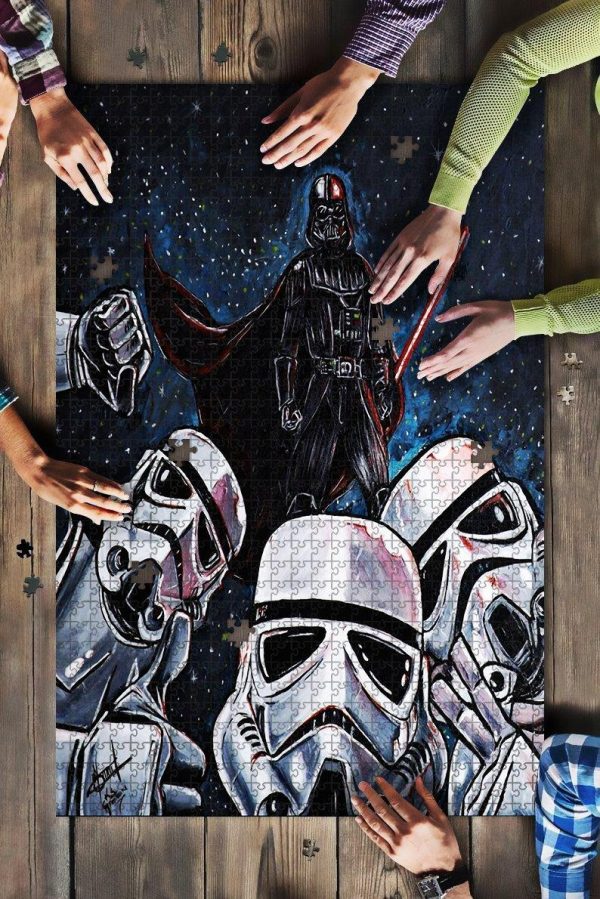 Darth Vader And Stormtroopers Funny Jigsaw Puzzle Set