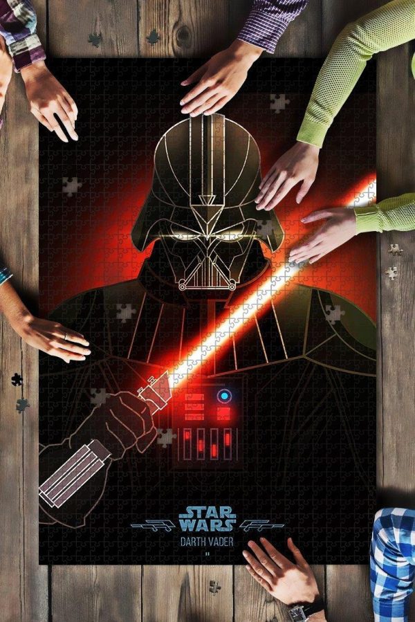 Darth Vader Starwars Jigsaw Puzzle Set