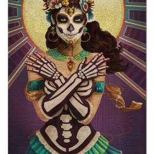 Day Of The Dead Crossbones Jigsaw Puzzle Set