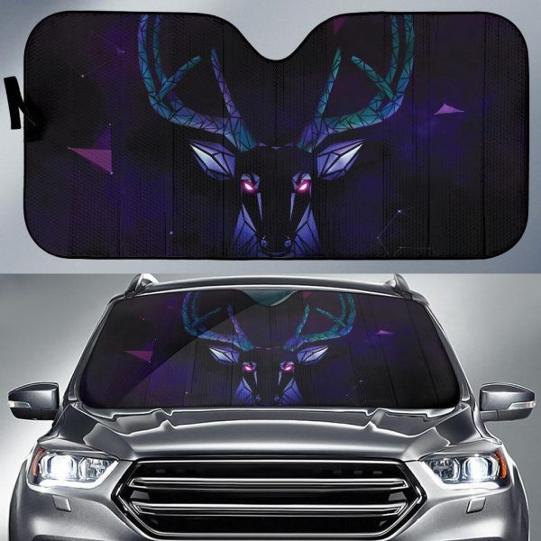 Deer Horn Polys Car Auto Sun Shade