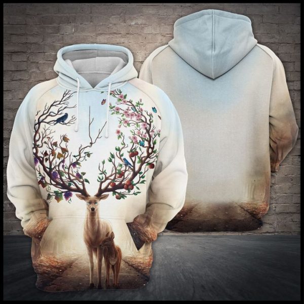 Deer Season 3D Printed Hoodie/Zipper Hoodie