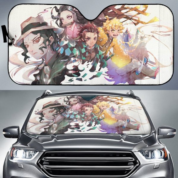 Demon Slayer Arts Anime Car Auto Sun Shade