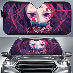 Demon Slayer Bloody Nezuko Car Auto Sun Shade