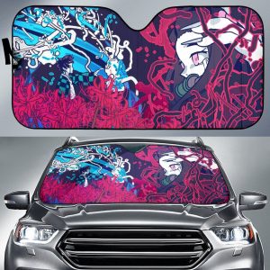 Demon Slayer Nezuko & Tanjiros Anime Car Auto Sun Shade