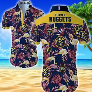 Denver Nuggets Hawaiian Shirt Summer Button Up