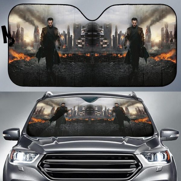 Destroy City Star Trek Car Auto Sun Shade