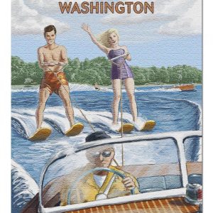 Diamond Lake Water Skiing Jigsaw Puzzle Set