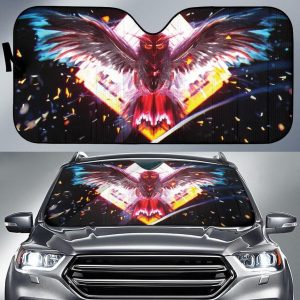 Digital Owl Car Auto Sun Shade