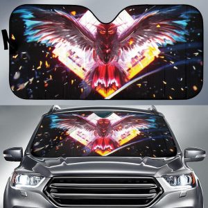 Digital Owls Car Auto Sun Shade