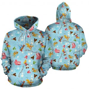 Disney Land The Happiest Place On Earth 3D Printed Hoodie/Zipper Hoodie