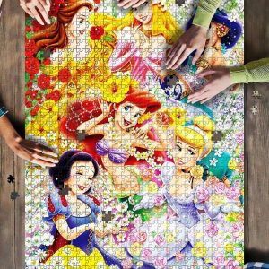 Disney Princess Cute Jigsaw Jigsaw Puzzle Set