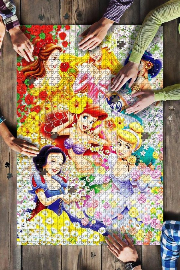 Disney Princess Cute Jigsaw Jigsaw Puzzle Set